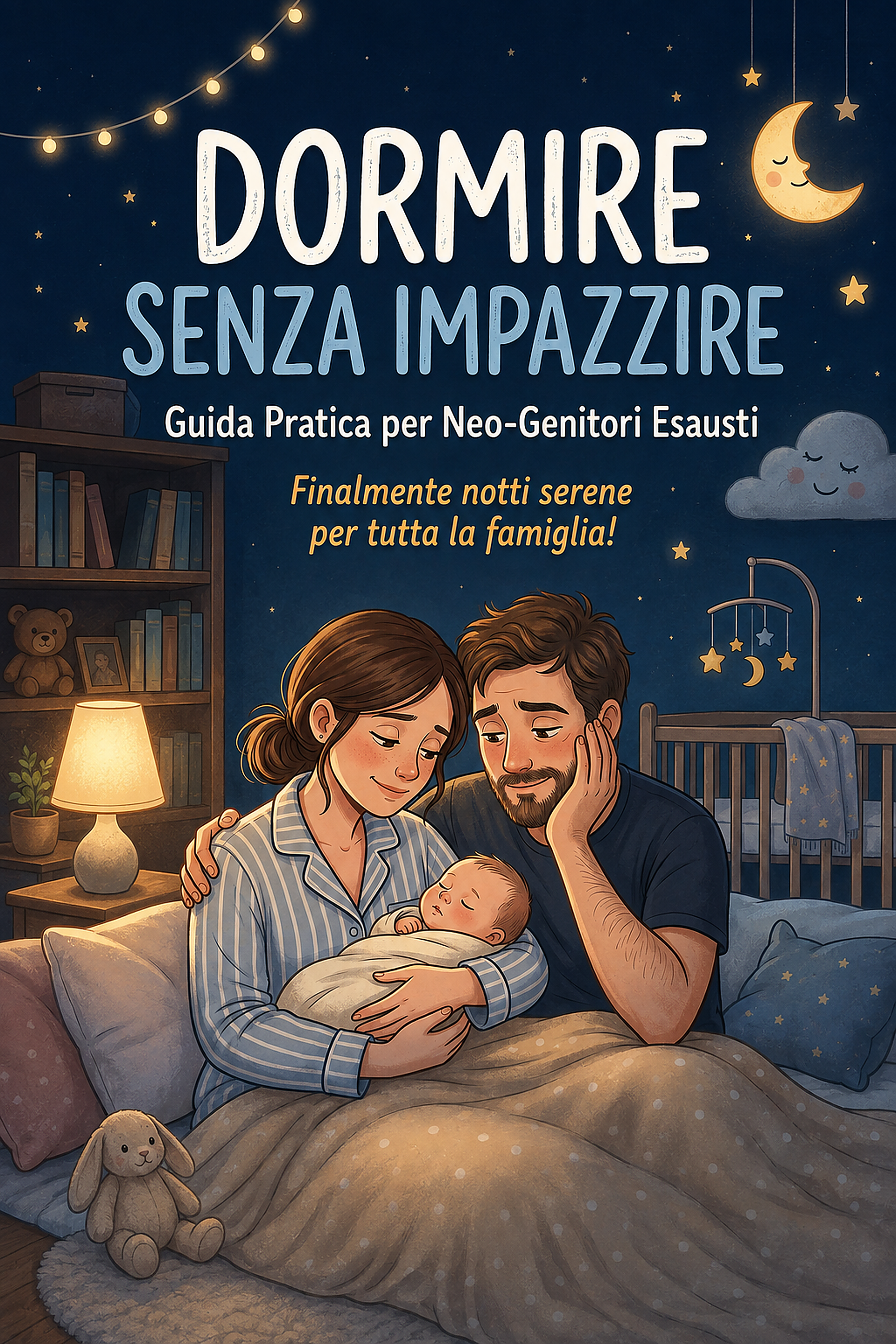 Copertina del libro Dormire Senza Impazzire - Guida per far dormire il neonato